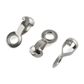 E-outstanding 20 pcs Ball Chain Pull Loop Connectors Stainless Steel Bead Chain with Great Pulling Force and Rustproof, 4.5mm