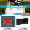 Keyed Hasp Locks, 5 Inch Knob Locking Hasp, Cabinets Hasp
