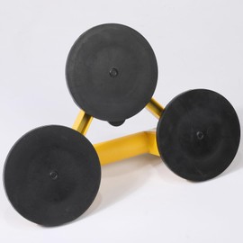 Greeverse Aluminum Heavy Duty Suction Cups - Glass Lifter for Large Glass, Windows, Tiles, Mirror,Granite,Floor Gap Fixer,Windshield Removal & Install Tool