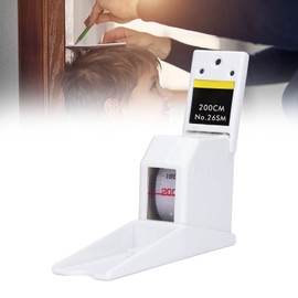Yuecoom 200 cm Portable Height Measurement for Wall Height Meter Measuring Height Ruler Home Use Wall Mounted Retractable Tape Measure White