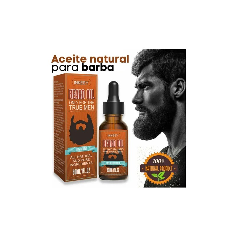 Dúo Serum Natural + Rodillo Micro Agujas Crecimiento Barba