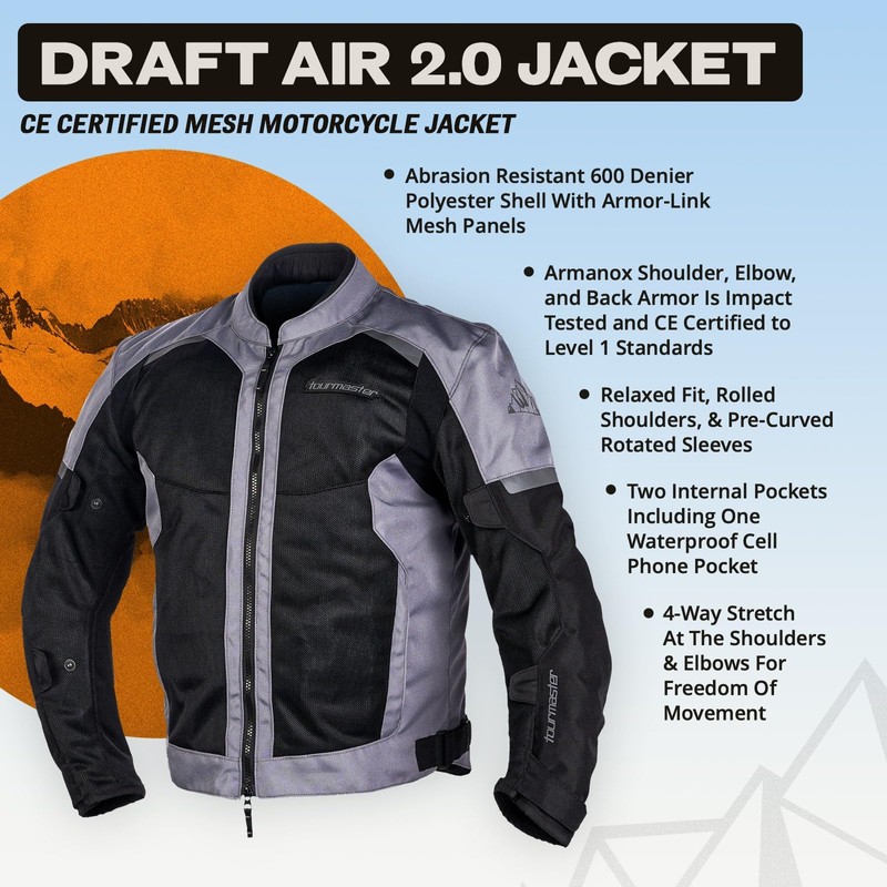 Tourmaster Draft Air 2.0 Motorcycle Jacket