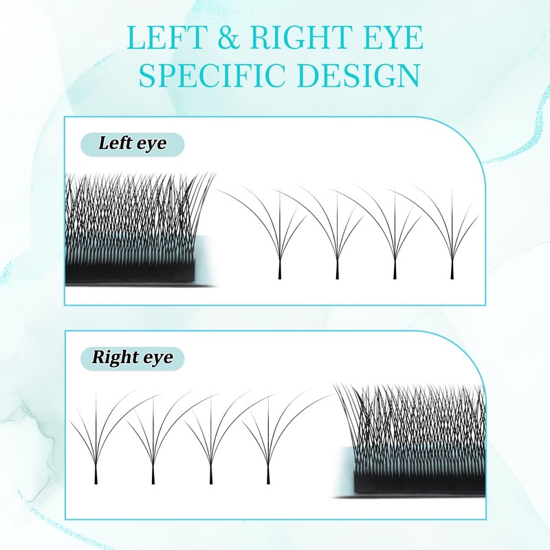 Flying 5D W Clover Lash Extensions 0.07 C Curl 10-15mm