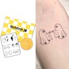 Boldink Semi-permanent tattoos, realistic fake tattoos,cute little designs, last 7-15