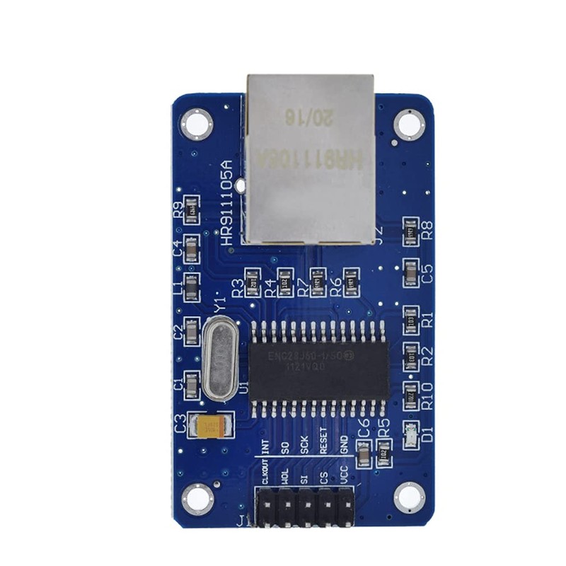 Hailege ENC28J60 ENC28J60-I/SO HR911105A Ethernet LAN Network Module SPI Interface