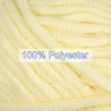 HARFINGTON 2Skeins Chenille Yarn Blanket Yarn 2x100g/7.1oz 74yds #6 Super