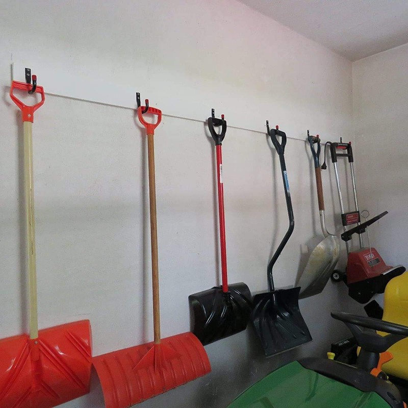 pipabiba Garage Storage Heavy Duty J Hooks, 6 Pack Wall