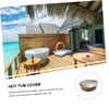 BESPORTBLE 1Pc Round Hot Tub Cover Durable Spa Protector for