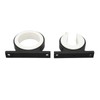 2 Pcs Fishing Rod Holder Horizontal Vertical Aluminium Boat Mounted