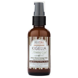 Shea Terra Kigelia Age Defense Collection – Gel reafirmante | Gel facial antienvejecimiento con esteroles vegetales para una piel suave y animosa, 2 onzas