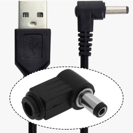 EMSea 90 Degree 5.5 x 2.5 mm Right Angle DC Power Jack 9 mm Shaft Pack of 10