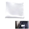 Pocket Square, White Men's Handkerchiefs, Pocket Handkerchief, Pocket Squares for