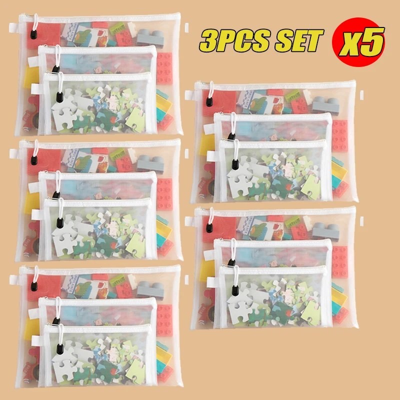 BarCraft Kids Toy Storage Bag – Waterproof Mesh Design for