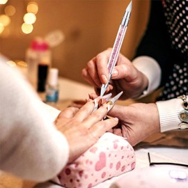 Nageldesign Doppel-Ende Pinsel Set, Maniküre Werkzeuge, Strassstein Picker für Gelnägel Nageldesign Nails Art