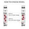GAEYAELE Voltage Protection Relay AC/DC110V-240V Overvoltage and Undervoltage Protection(GRV8-02,AC/DC110V-240V)