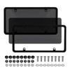 TSUGAMI Car License Plate Covers, 2PCS Vehicles License Frame Shield