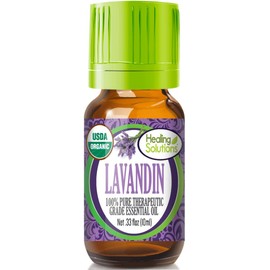 Organic Lavandin Essential Oil (100% Pure - USDA Certified Organic) Best Therapeutic Grade Essential Oil - 10ml