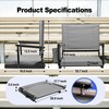 Gowintech 2 Packs Foldable Stadium Seats with 5 Adjustable Locking