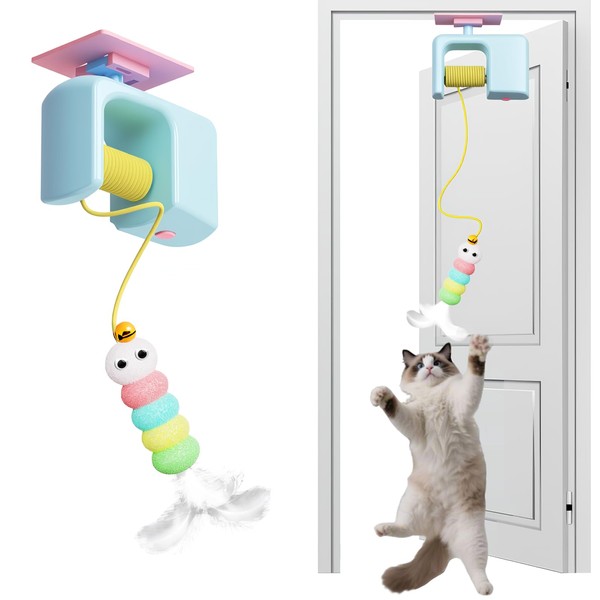 Door Hanging Cat Toys for Indoor Cats Adult Kitten, Interactive