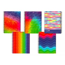 Estrella Cuaderno Profesional P.dura Colores Vibrantes Raya / C.chico