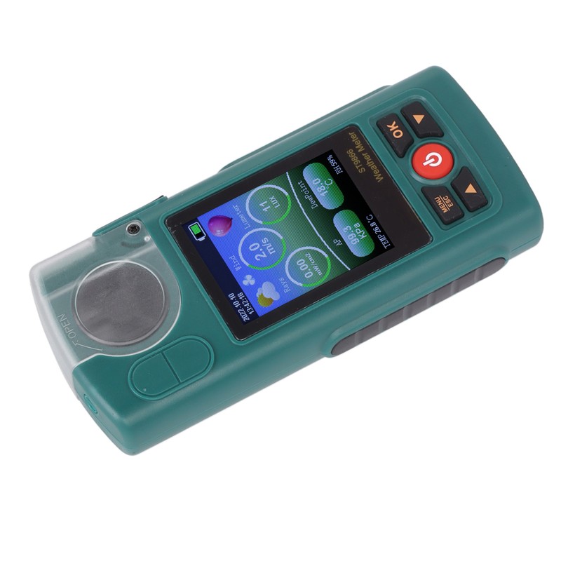 Weather Meter Handheld Air Flow Velocity Tester Digital Wind Speed