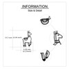 ONEFINITY Llama Gifts Pendientes de plata de ley con llama,
