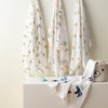 Bunnikins & Clover Muslin Swaddle Blankets for Boys and Girls,