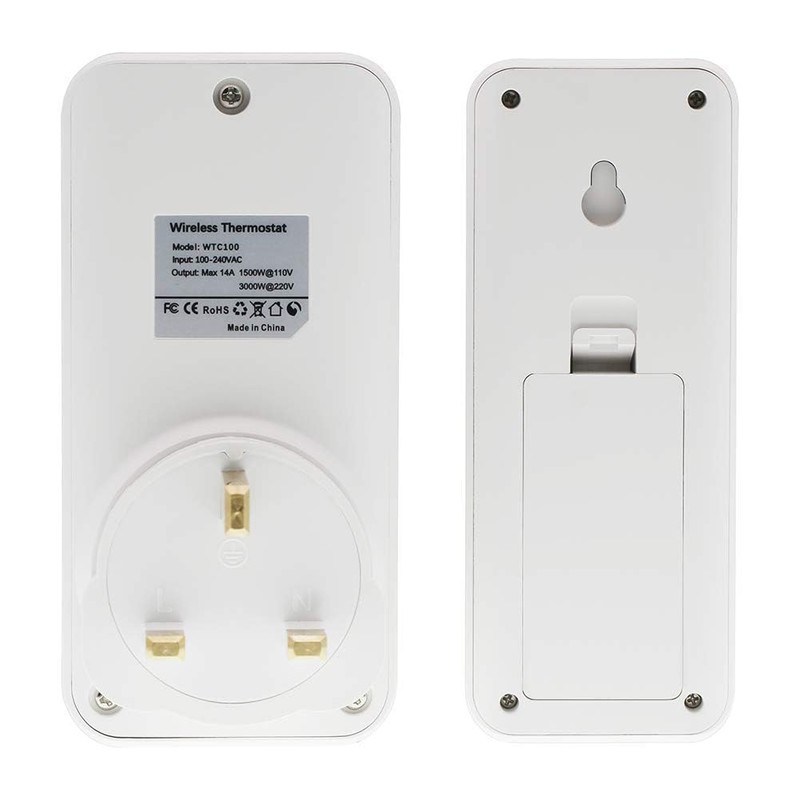SENSTREE Wireless Temperature Controlled Outlet, Digital Plug in Thermostat Outlet