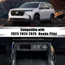 Neepiar Center Console Organizer Compatible with 2023 2024 2025 Honda Pilot Gear Shift Console Side Tray Box Interior Accessories