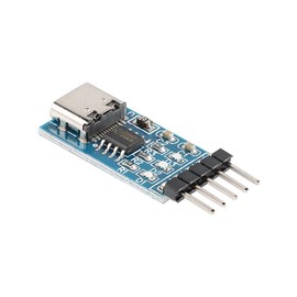 JESSINIE 5PCS Type C USB to TTL Serial Port CH340N Module 5V Upgrade MCU Download Brush line HW-234