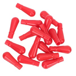 GLEAVI 50pcs Glass Pipette Dropper Caps Bulb Replacement for Laboratory Use Essential Oil Transfer Comfortable Grip for Teaching and Personal Applications