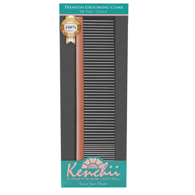 Premium Rosegold Dog or Cat Grooming Combs Extremely Durable Comfortable