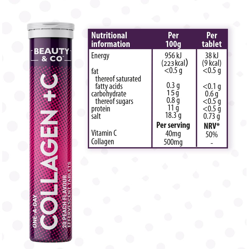 Beauty & Co Collagen Effervescent - Marine Collagen & Vitamin