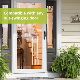 Ideal Security DX Pull Handle Replacement Set for Storm Door and Screen Door, Black