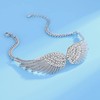 Angle Wings Bracelets for Women Adjustable Chain Bracelet Silver Plated