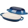 EDGING CASTING Enameled Cast Iron Dutch Oven Pot with Lid,