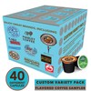 Crazy Cups Flavored Coffee Pods Variety Pack, Fully Compatible With