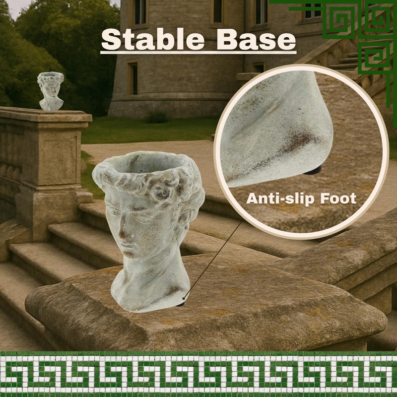 The Bridge Collection Antique Style Old World Greek Statue Head