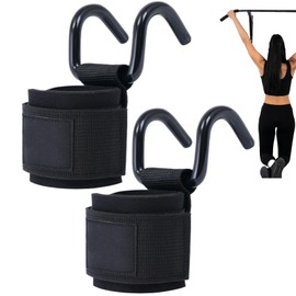 Wrist Hooks for Weightlifting | Multi-Functional Fitness Grip - Anti Slip Pull Up Wrist Straps Hook for Gym Training Deadlift Squat Weightlifting Fitness