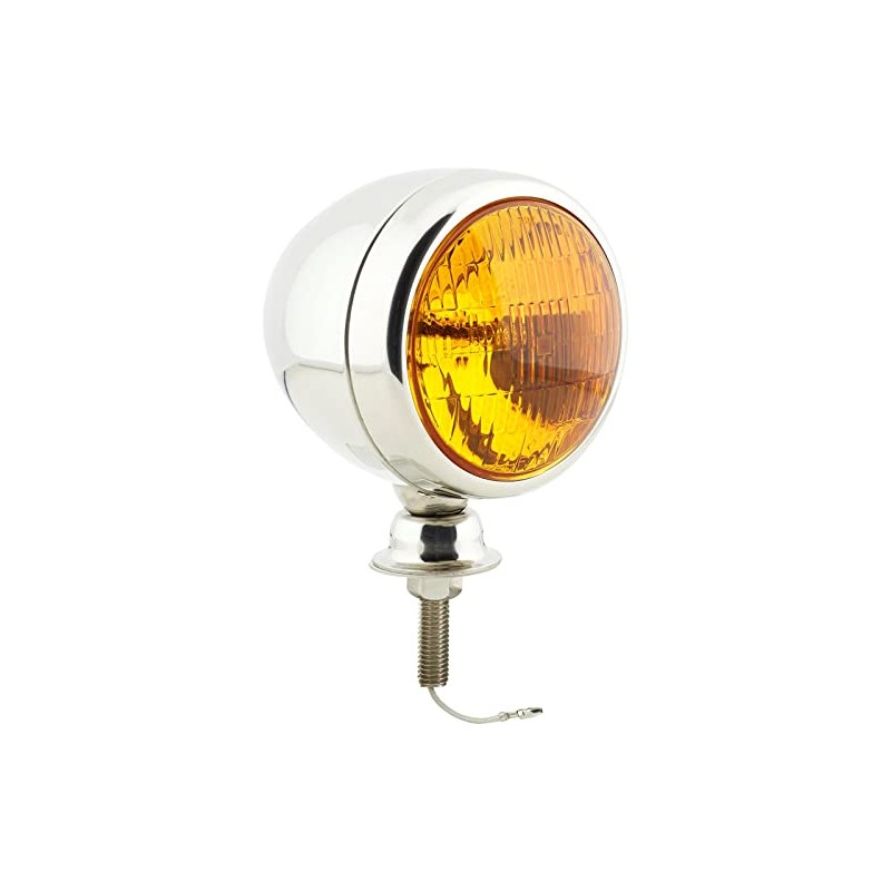 Speedway Motors Stainless Steel Tear Drop 12 Volt Fog Light,