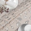 Fabric Tablecloth Washable Table Linen Tablecloth Cotton Polyester Kitchen Oval