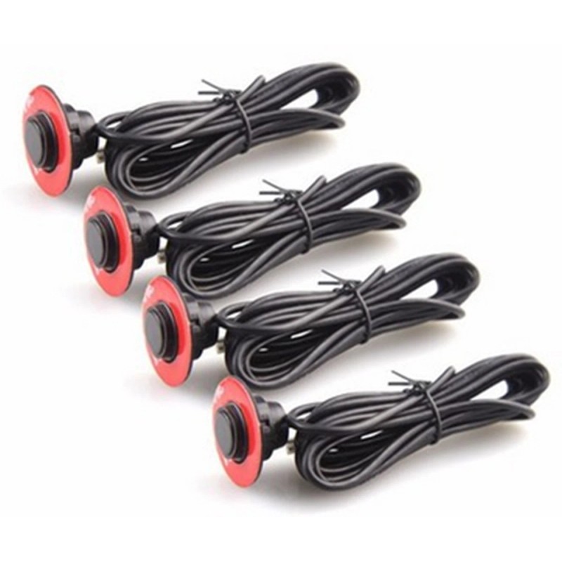 BCSMMCAR Car Parking Sensors 4PCS Adjustable 16mm Flat Sensors Reverse