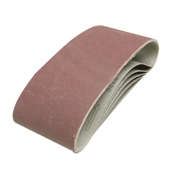 Silverline Sanding Belts 40 Grit Coarse, 100mm x 610mm Pack of 5 (730880)