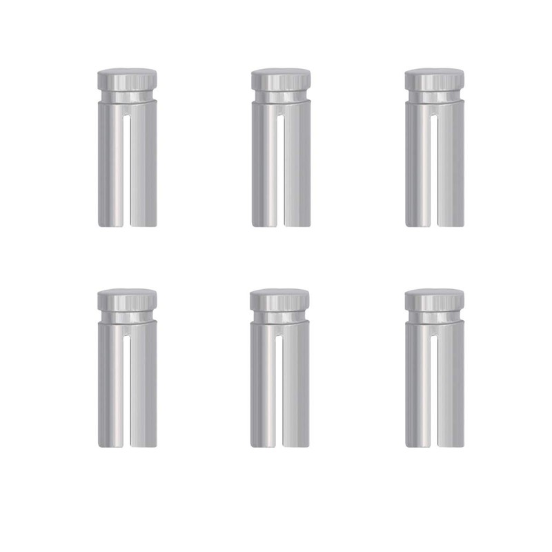 kwmobile 6 Dart Flight Protectors - 6-Piece Pack of Metal