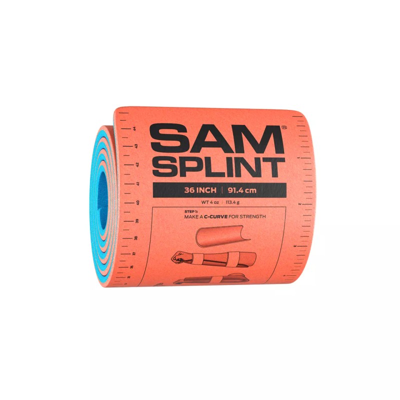 Sam Splint 36 inch Rolled Orange/Blue Emergency First Aid Injury