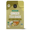 FGO Organic Ginger Tea, 100 Count, Eco-Conscious Tea Bags, Caffeine
