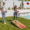 GoSports 4 x 2 ft Rustic Design Cornhole Game Set