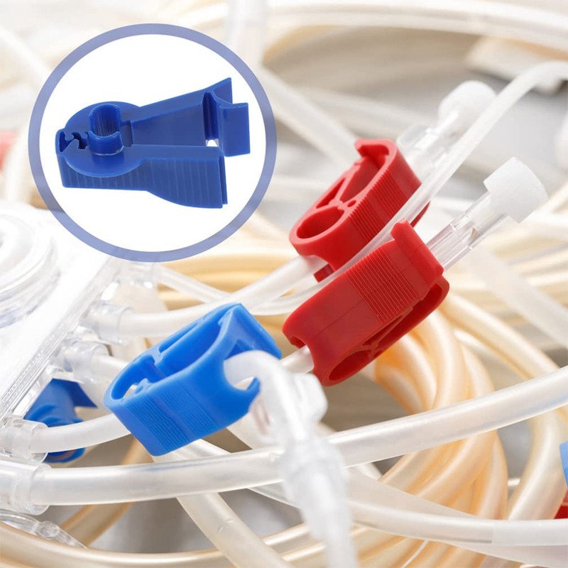 Healvian 6Pcs Catheter Stabilization Devices Dialysis Fixing Clamp Catheters Holder
