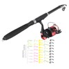Telescopic Fishing Rod and Reel Combo Kit with Lure Outdoor