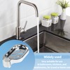 2 Pcs Shower Soap Holder,Dish for Tray,Clip-on Rail,Adjustable-Rust-Resistant with Grooved
